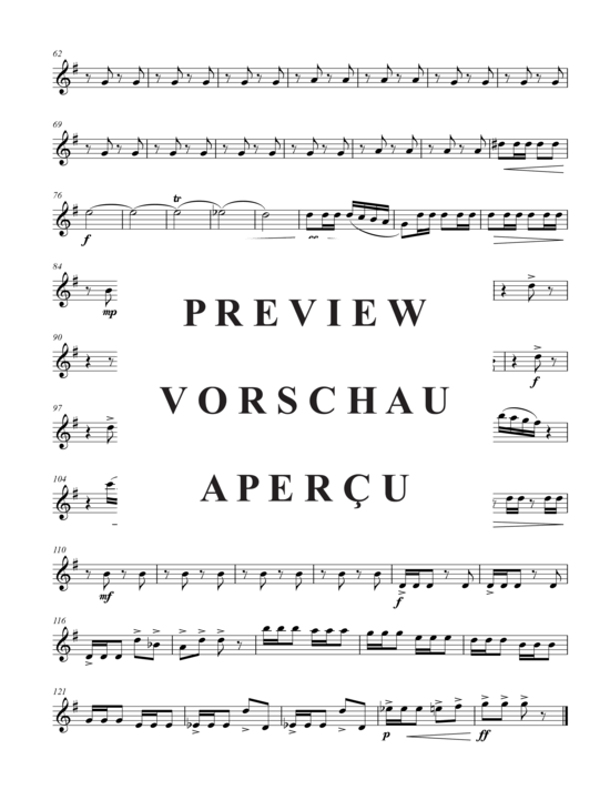 Produktgalerie: Seite 8 von 16 Comedians Gallop, , (2xTrompete in B, Horn in F, Posaune)