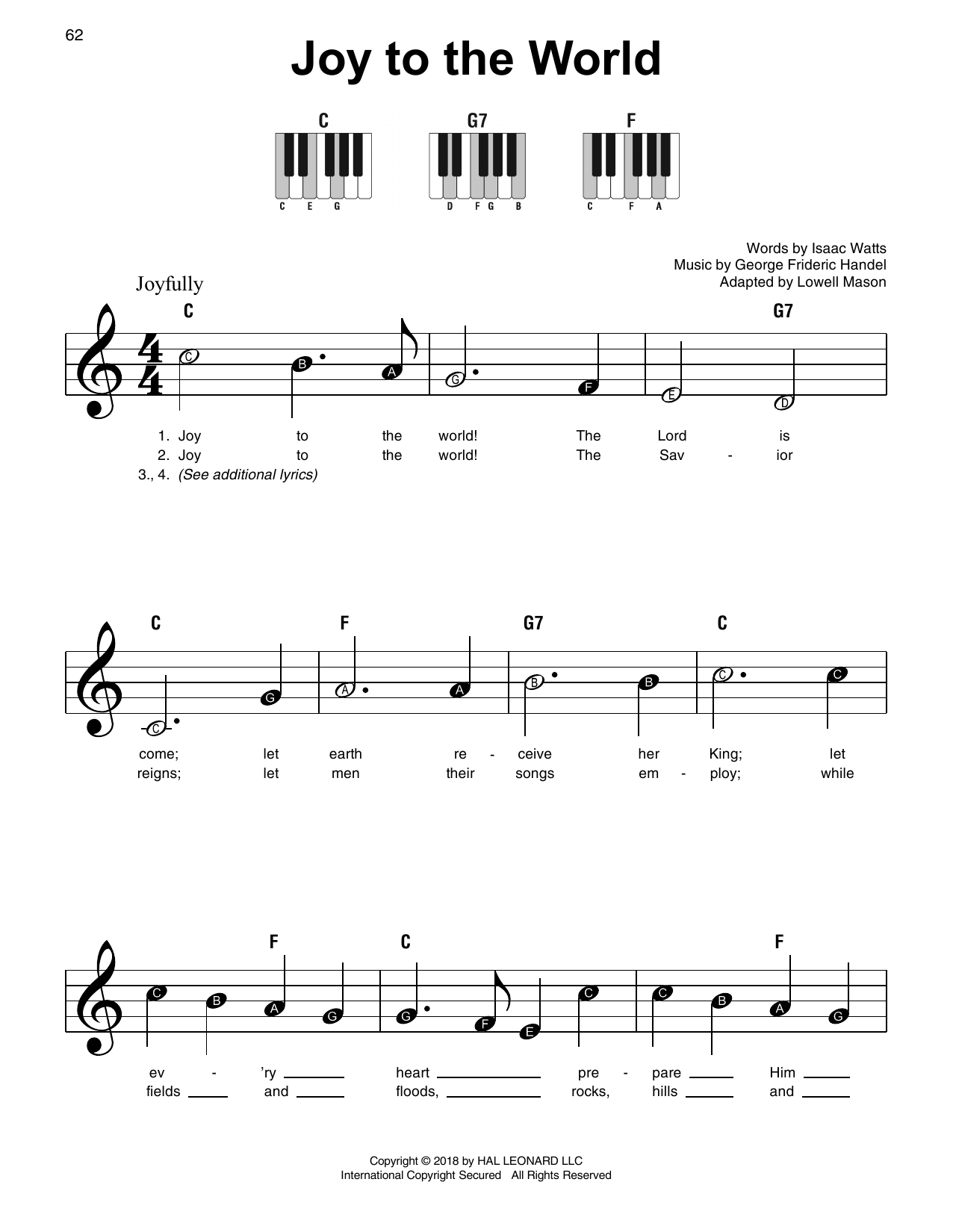 Produktbild zu: Joy To The World