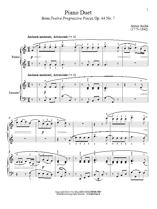 Produktbild zu: Piano Duet