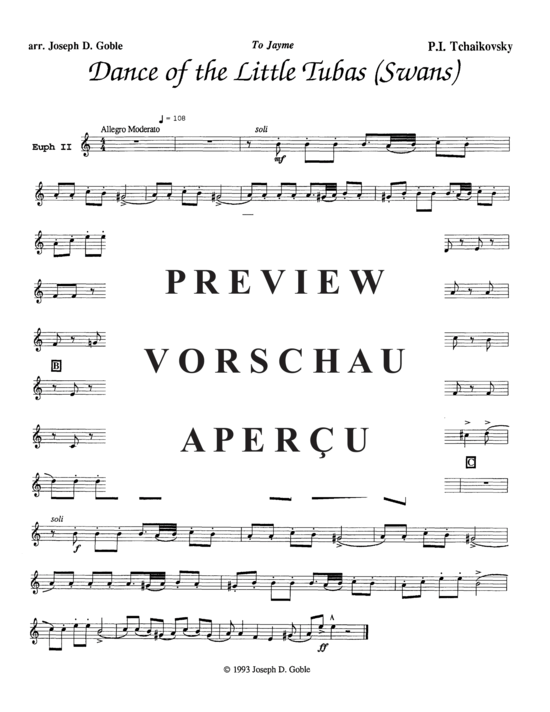 Product gallery: Page 10 of 12 Dance of the Little Tubas (Swans) , ,  (Tuba Quartet EETTT)