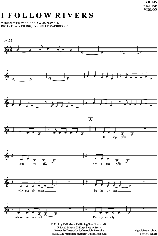 Product picture to: I follow rivers Lykke Li