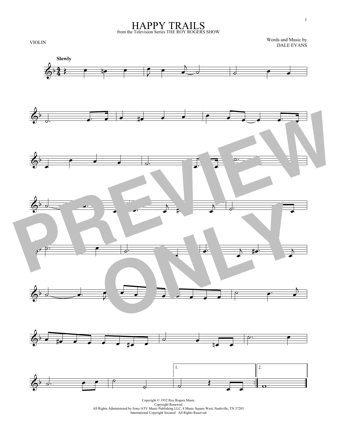 Product gallery: Page 1 of 1 Happy Trails, Roy Rogers