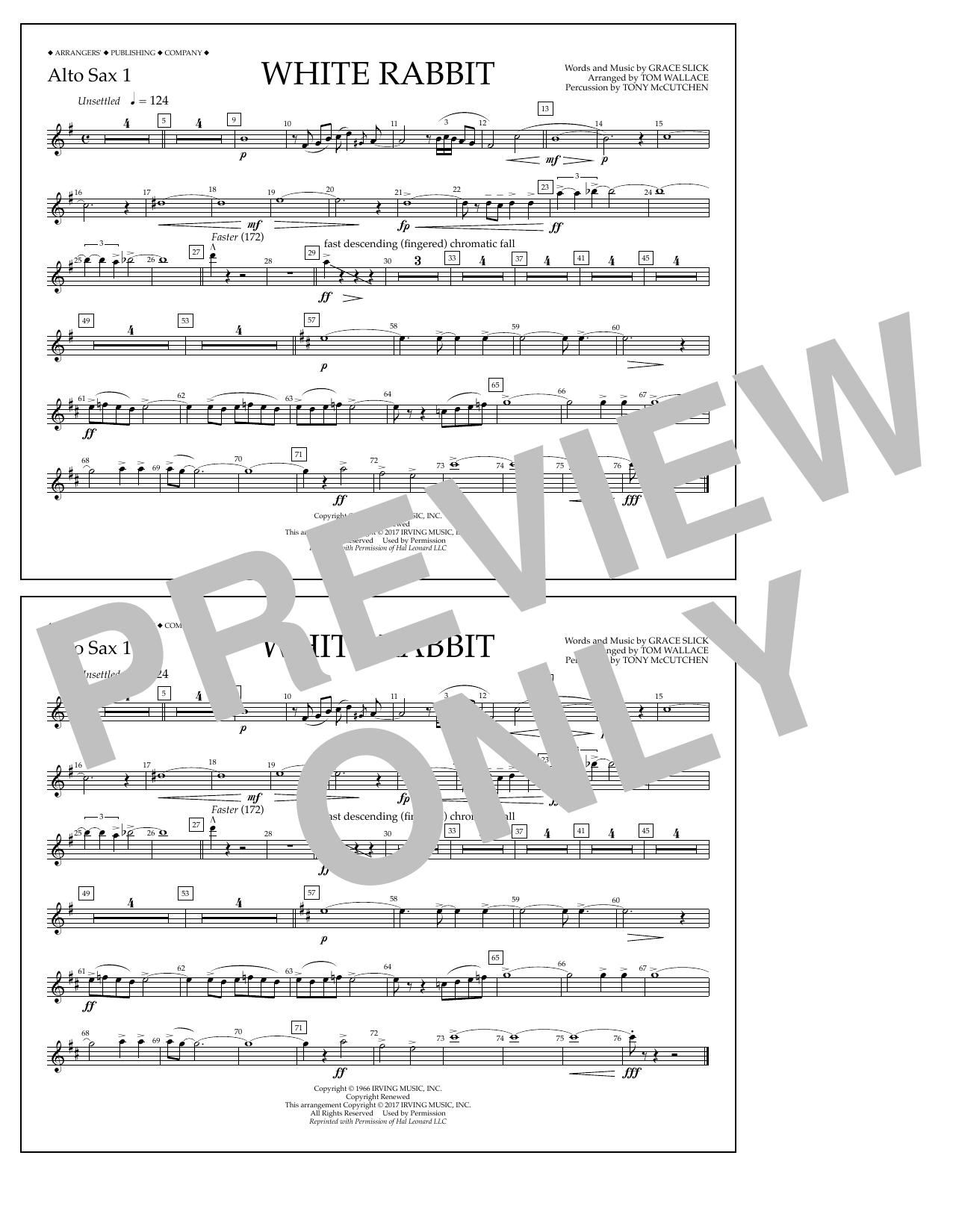 Product picture to: White Rabbit - Alto Sax 1