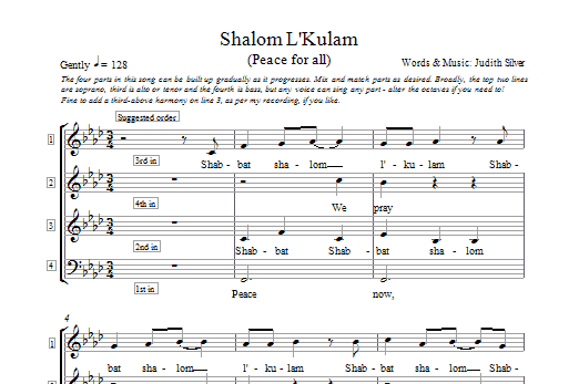 Product gallery: Page 1 of 1 Shalom L'kulam, Judith Silver