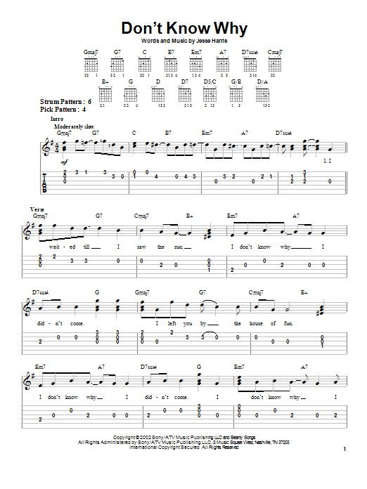 Product gallery: Page 1 of 1 Don't Know Why, Norah Jones