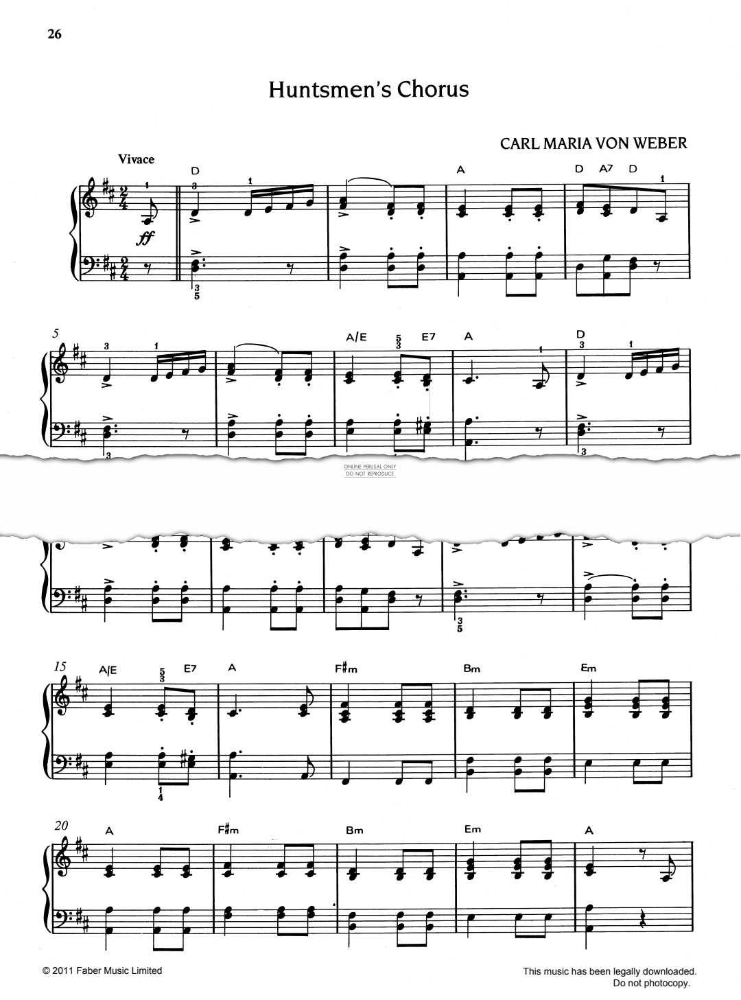 Product picture to: Huntsmen's Chorus