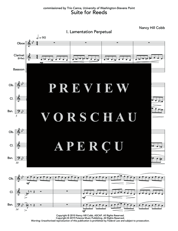 Product gallery: Page 5 of 11 Suite for Reeds, , (woodwind trio oboe, clarinet and bassoon)
