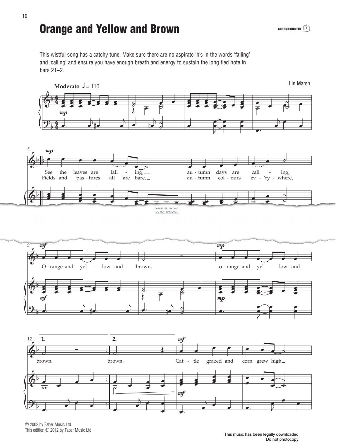 Product picture to: Orange And Yellow And Brown (from Junior Songscape)