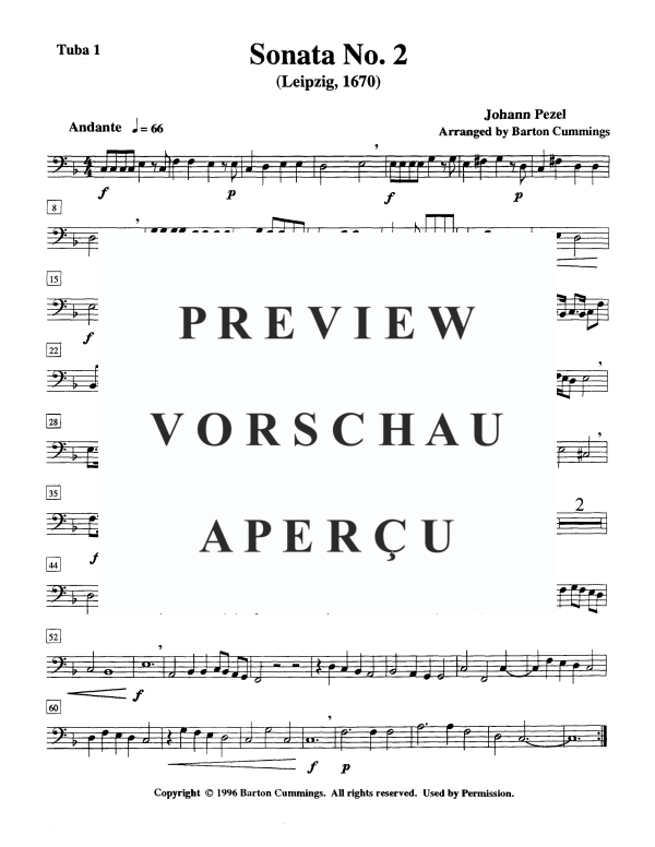 Produktgalerie: Seite 11 von 11 Sonate Nr. 2, , Tuba Quintett EETTT