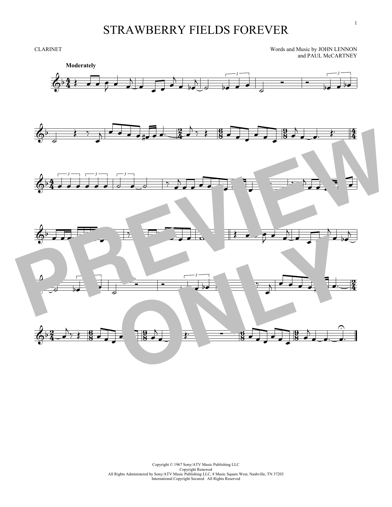 Product gallery: Page 1 of 1 Strawberry Fields Forever, The Beatles