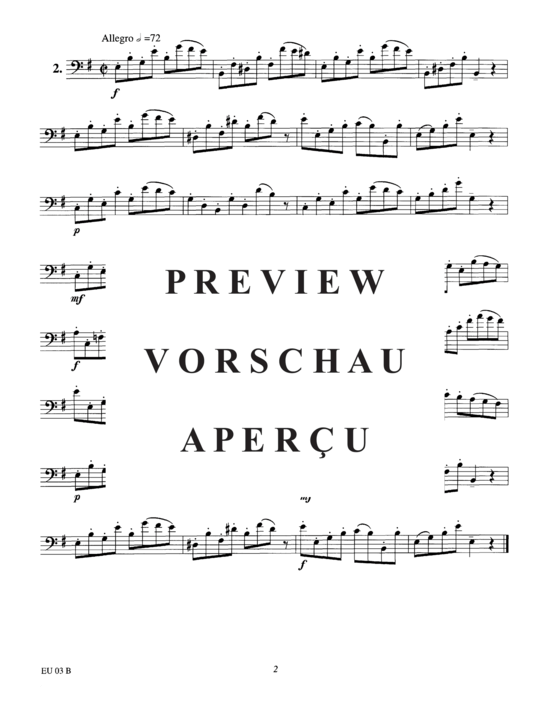 Product gallery: Page 5 of 21 Etudes for Euphonium, Vol. 3 , , (Euphonium Solo)