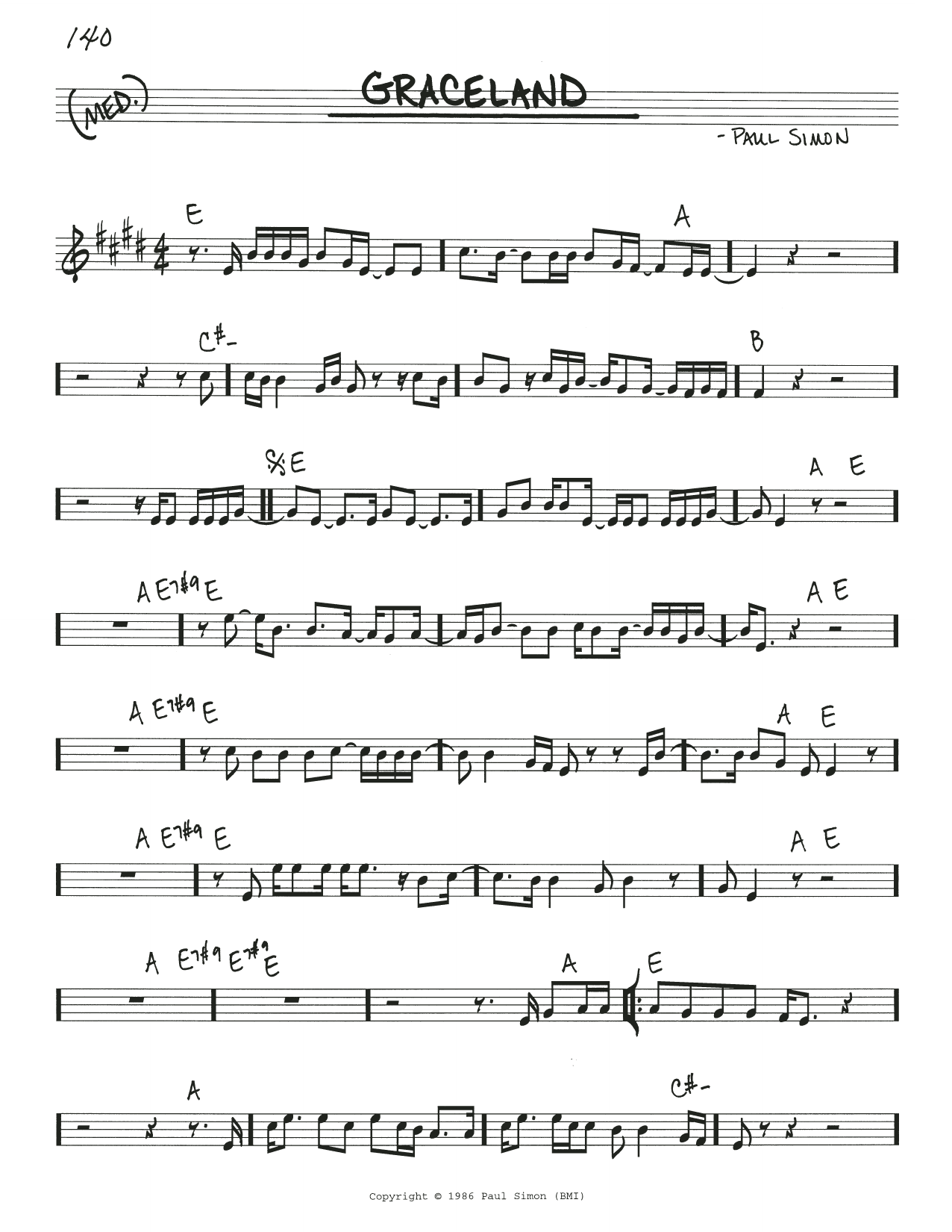 Produktbild zu: Graceland