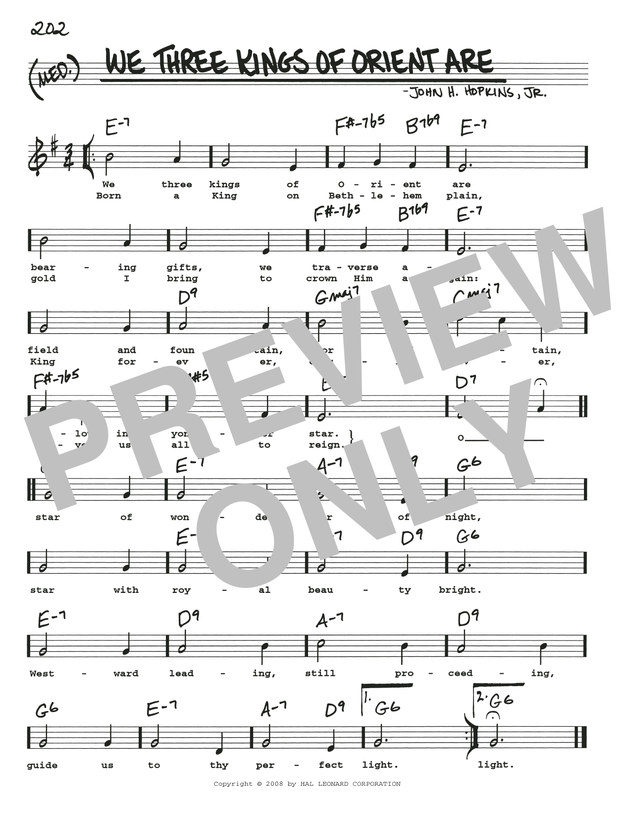 Product gallery: Page 1 of 1 We Three Kings Of Orient Are, John H. Hopkins, Jr.