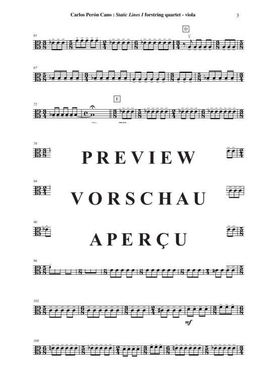 Produktgalerie: Seite 21 von 21 Static Lines I , , (Streicherquartett)