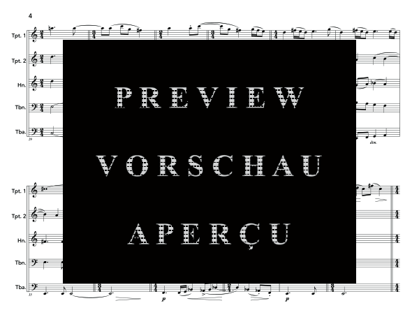 Produktgalerie: Seite 8 von 11 Quintet No. 1, Op. 30, , (Blechbläser Quintett)