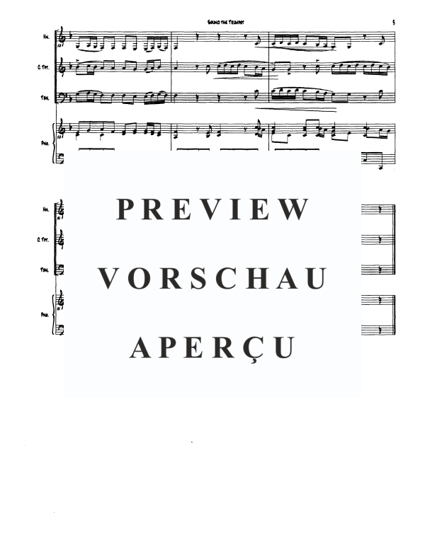 Produktgalerie: Seite 5 von 11 Sound the Trumpet, , Trompeten Trio und Klavier