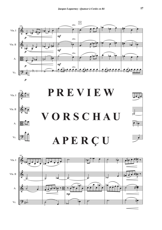Produktgalerie: Seite 18 von 21 Quatuor à Cordes en Ré , , (Streicherquartett)