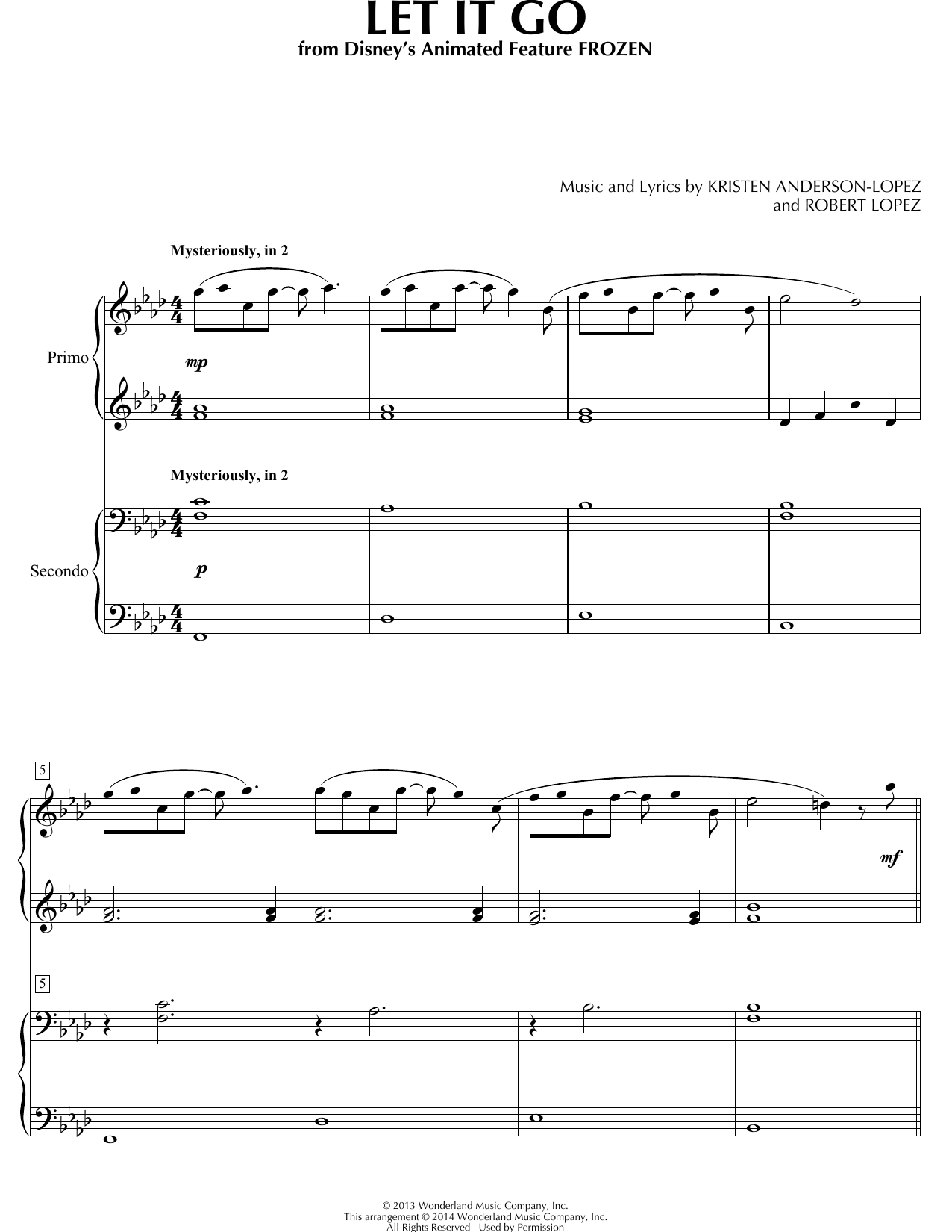 Produktbild zu: Let It Go (from Frozen)