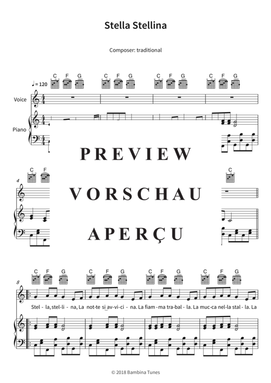 Produktgalerie: Seite 4 von 5 Stella Stellina, , (Gesang + Klavier, Gitarre)