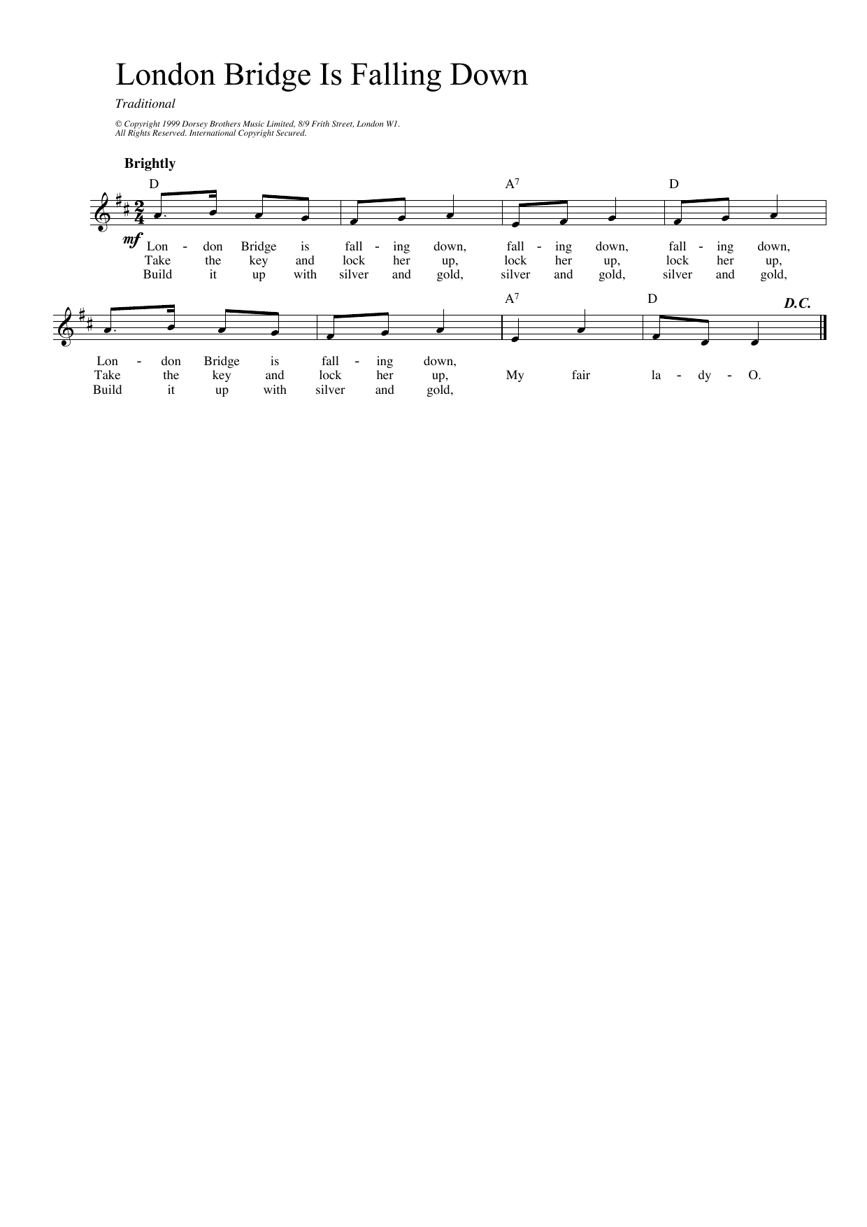 Produktgalerie: Seite 1 von 1 London Bridge, Traditional, Melodieinstrument