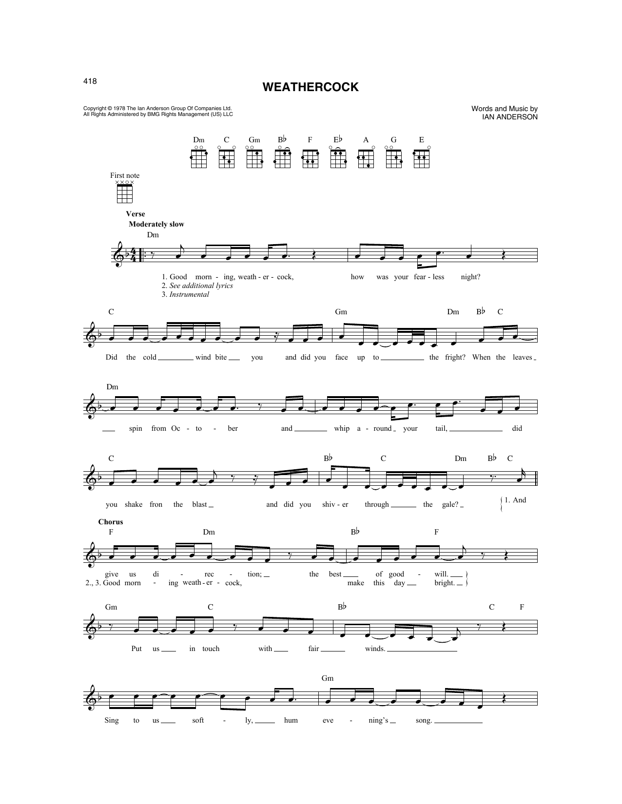 Produktgalerie: Seite 1 von 1 Weathercock, Jethro Tull