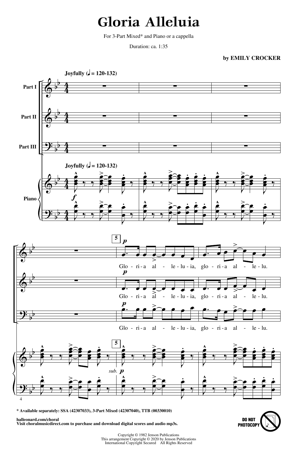 Produktbild zu: Gloria Alleluia