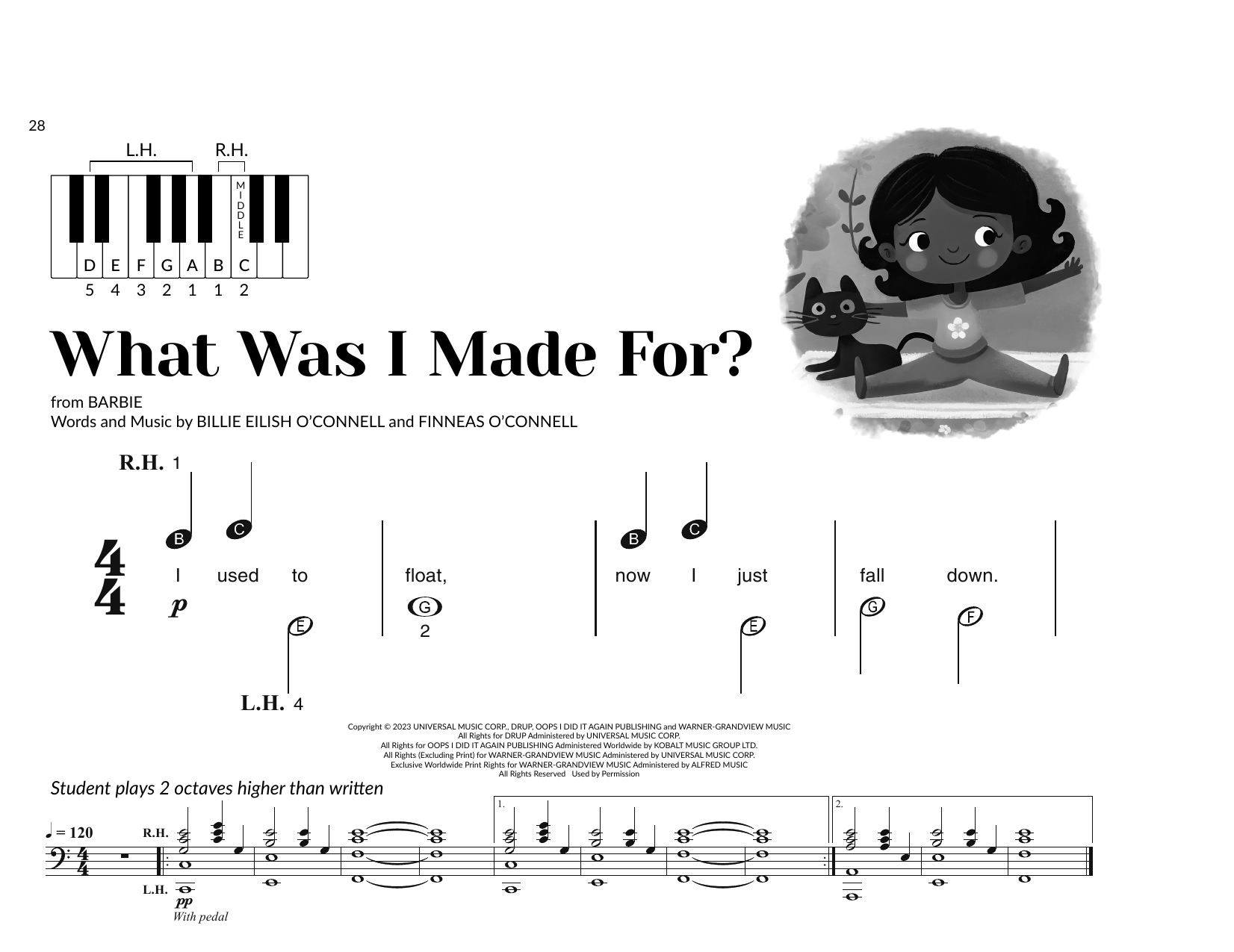 Product picture to: What Was I Made For? (arr. Brittany McCorriston)