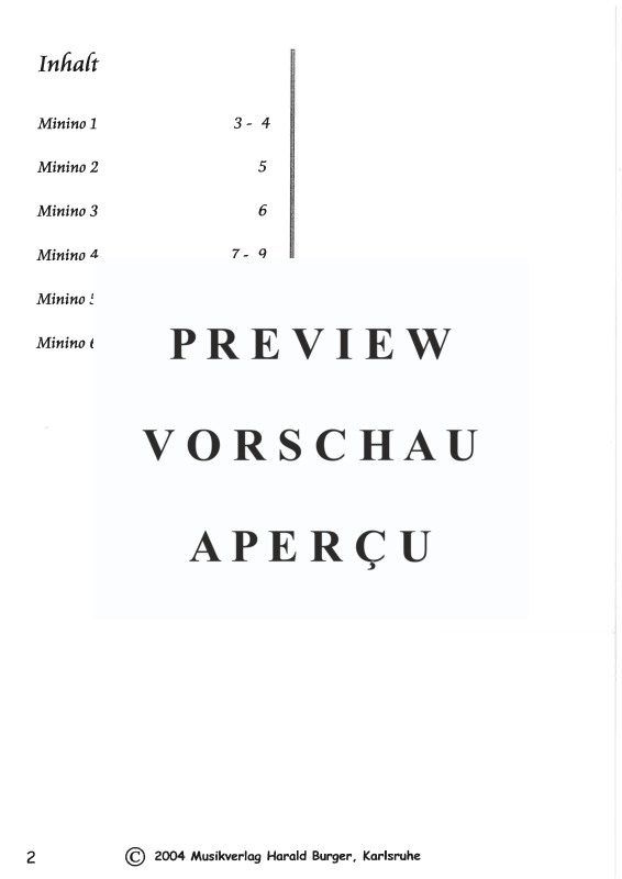 gallery: Sechs Mininos für Flöte und Gitarre, , Querflöte - Einzelstimme