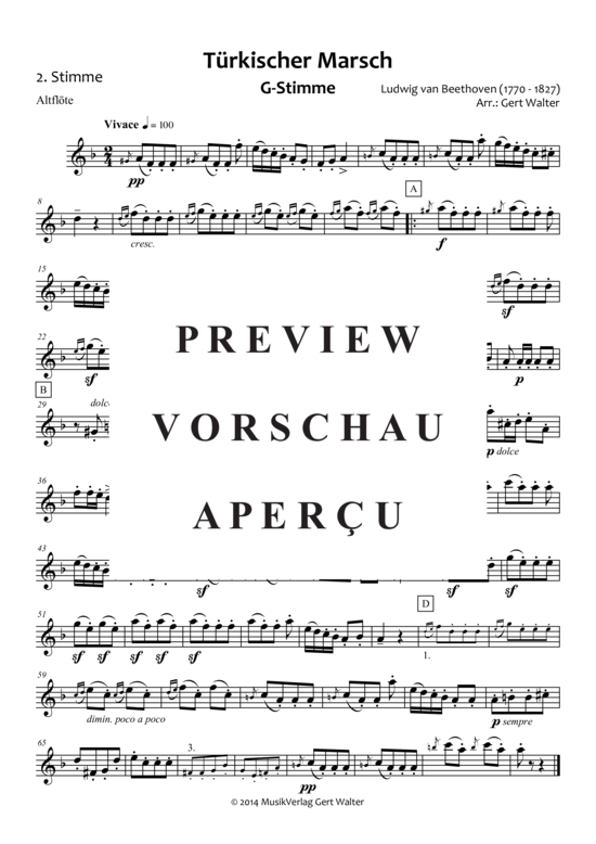 gallery: Türkischer Marsch , , (Quintett flexible Besetzung)