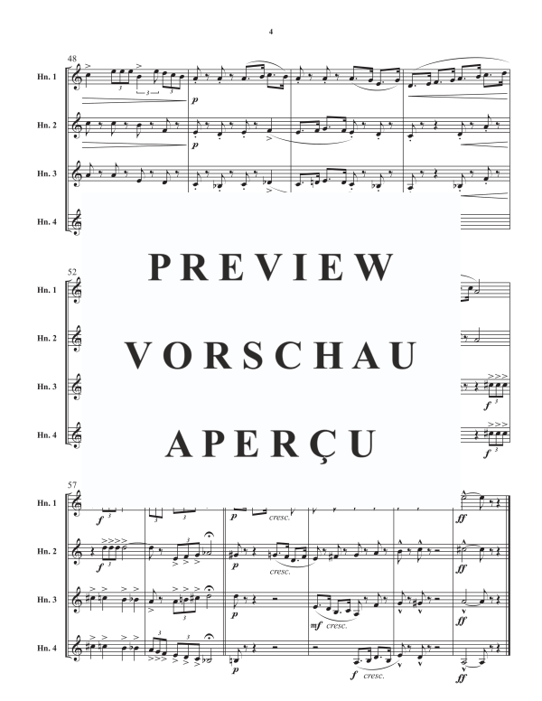 Produktgalerie: Seite 6 von 10 March, , Horn Quartett