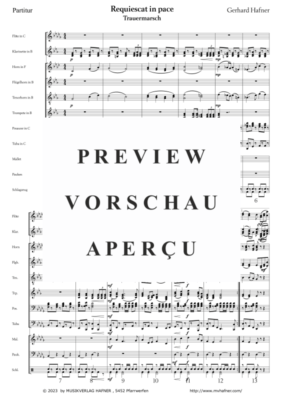 gallery: Requiescat in pace, , (large wind orchestra)