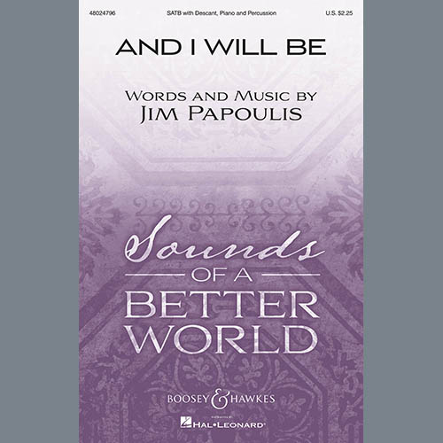 cover: And I Will Be, Jim Papoulis, Chor