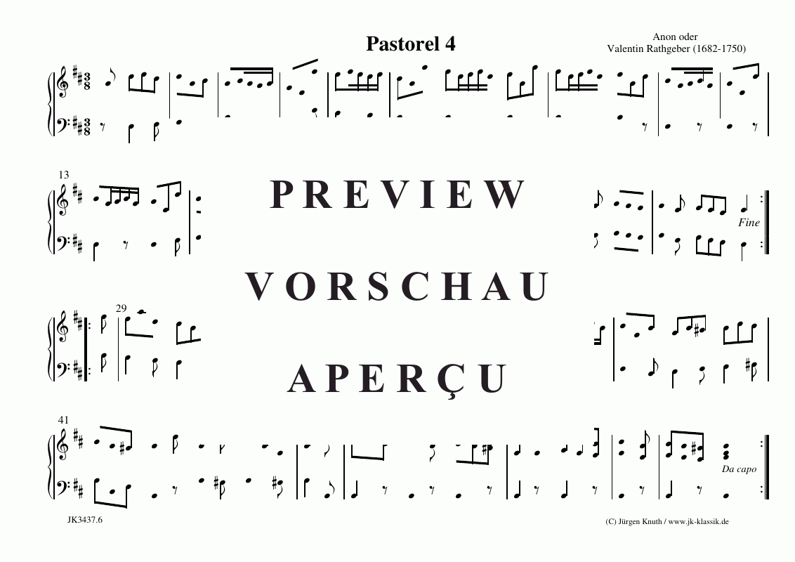 Produktgalerie: Seite 11 von 11 Orgelstücke, 9 Pastorell, 2 Pastorella, Praeambulum , , (Orgel/Klavier Solo)
