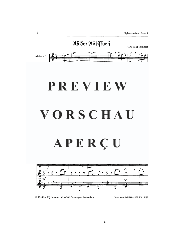 Produktgalerie: Seite 6 von 11 Alphornweisen, , Alphorn Solo, Duett, Trio oder Quartett
