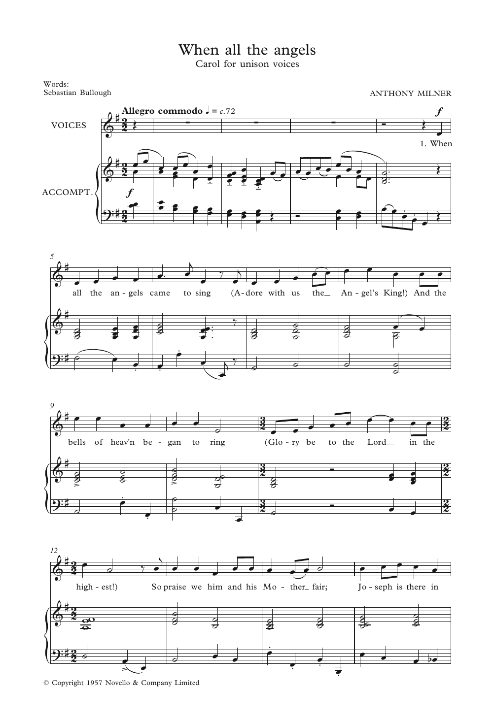 Product gallery: Page 1 of 1 When All The Angels, Anthony Milner