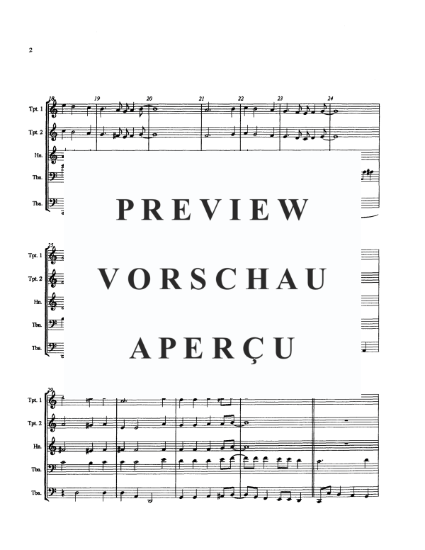 Produktgalerie: Seite 4 von 11 In Apple Blossom Time, , Blechbläser Quintett