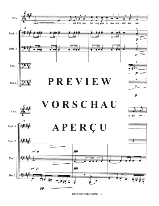 Product gallery: Page 9 of 21 Trois Chansons , , (Tuba Quartett EETT)