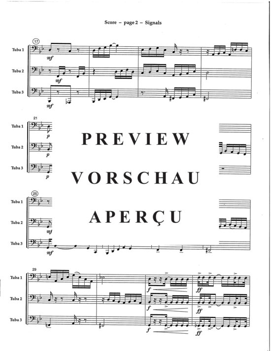 Produktgalerie: Seite 5 von 15 Signals , , (Tuba Trio)