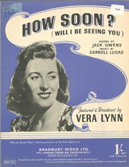 cover: How Soon? (Will I Be Seeing You), Vera Lynn