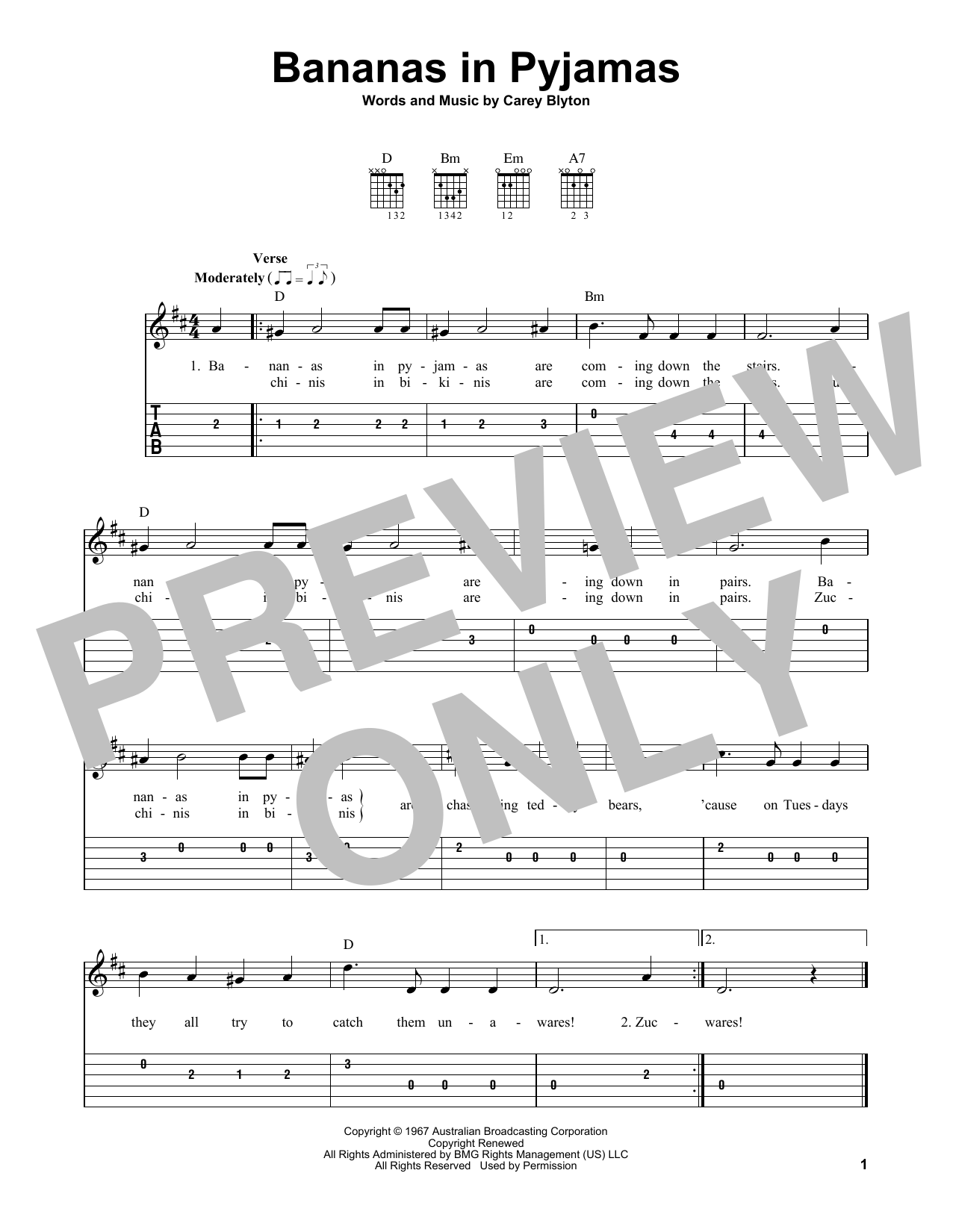 Produktbild zu: Bananas In Pyjamas