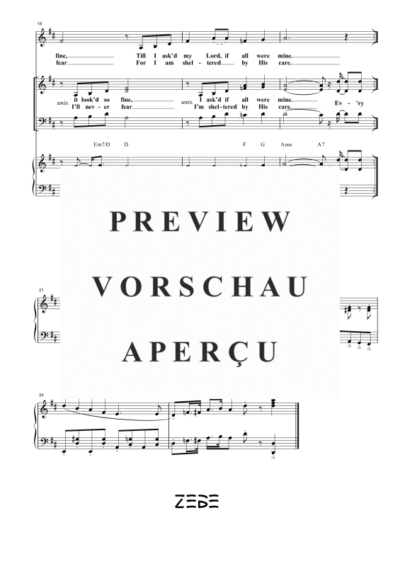 Produktgalerie: Seite 7 von 7 Ev´ry Time I Feel the Spirit, , Gemischter Chor SAB und Klavier