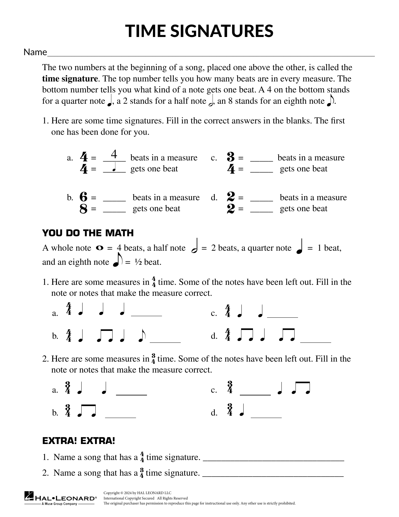 Produktgalerie: Seite 1 von 1 Time Signatures 4/4, 3/4, and 6/8, Mary Donnelly