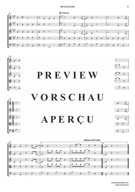 gallery: Sternenhimmel, Kah, Hubert, (Streicher Quintett)