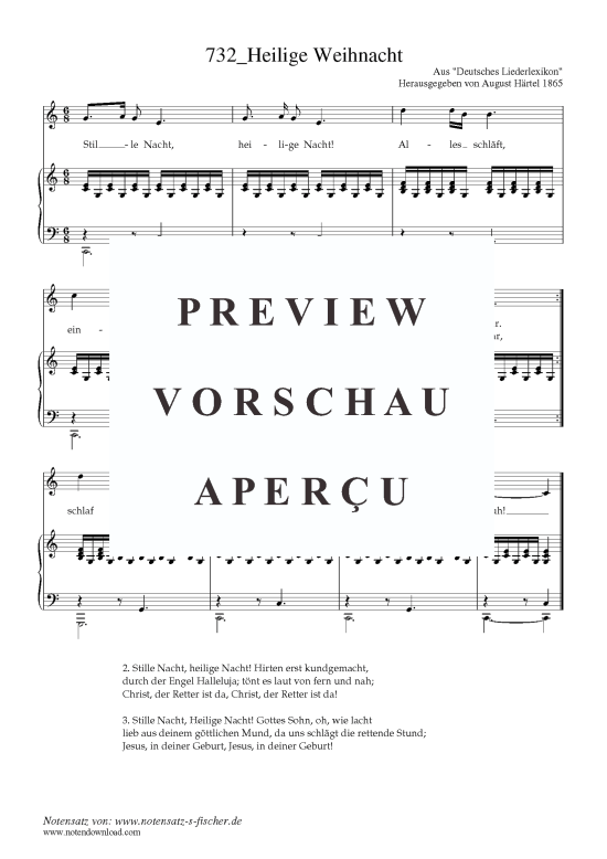 Product picture to: Heilige Weihnacht Aus "Deutsches Liederlexikon" A. Härtel (1865)