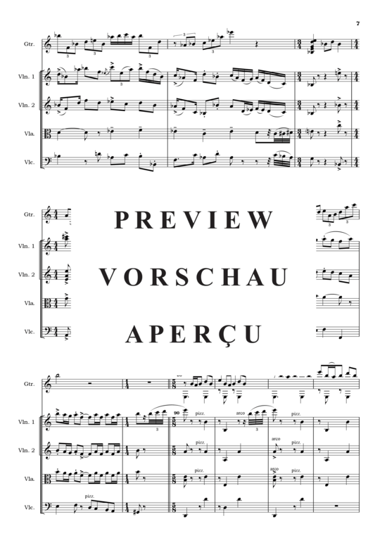 Produktgalerie: Seite 9 von 21 Tres Imagenes Cubanas , , (Streichquartett + Gitarre Solo)