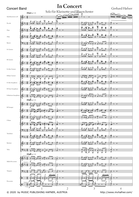 Product gallery: Page 1 of 11 In Concert, , (large wind orchestra)