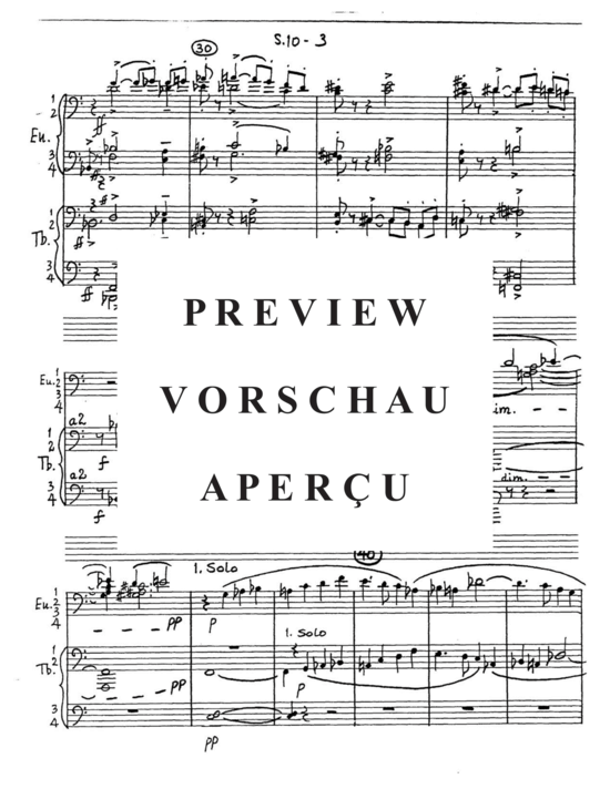 Produktgalerie: Seite 7 von 21 Sinfonia No. 10 , , (Tuba Ensemble EEEETTTT)