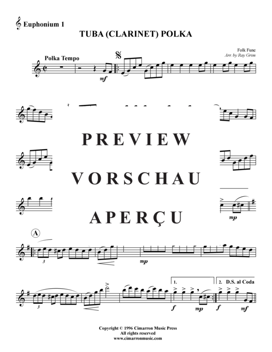 Product gallery: Page 6 of 11 Tuba (Clarinet) , ,  Polka (Tuba Quartet: 2x baritone, 2xtuba)