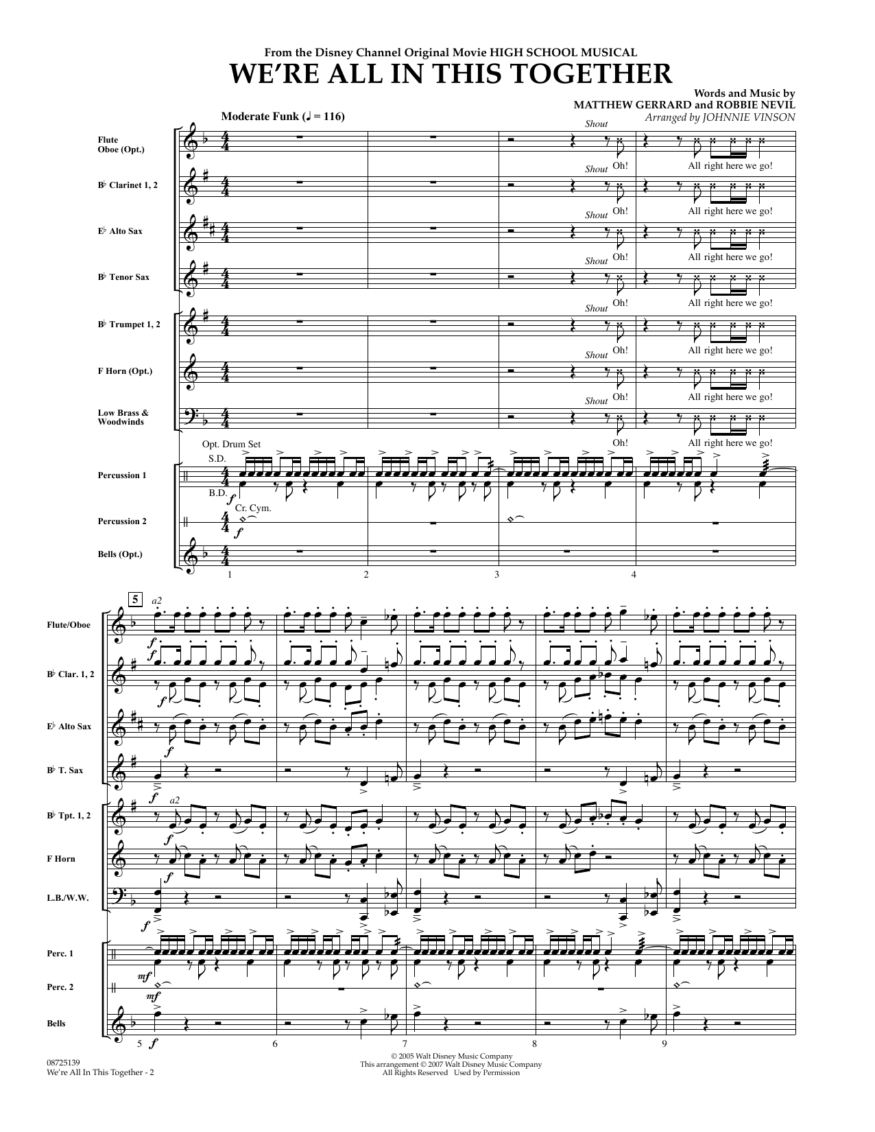 Produktbild zu: We're All In This Together (from High School Musical) - Full Score