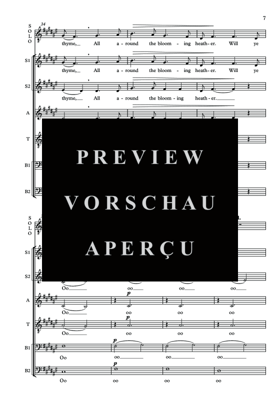 Produktgalerie: Seite 10 von 11 Wild Mountain Thyme, , Tenor Solo und Gemischter Chor